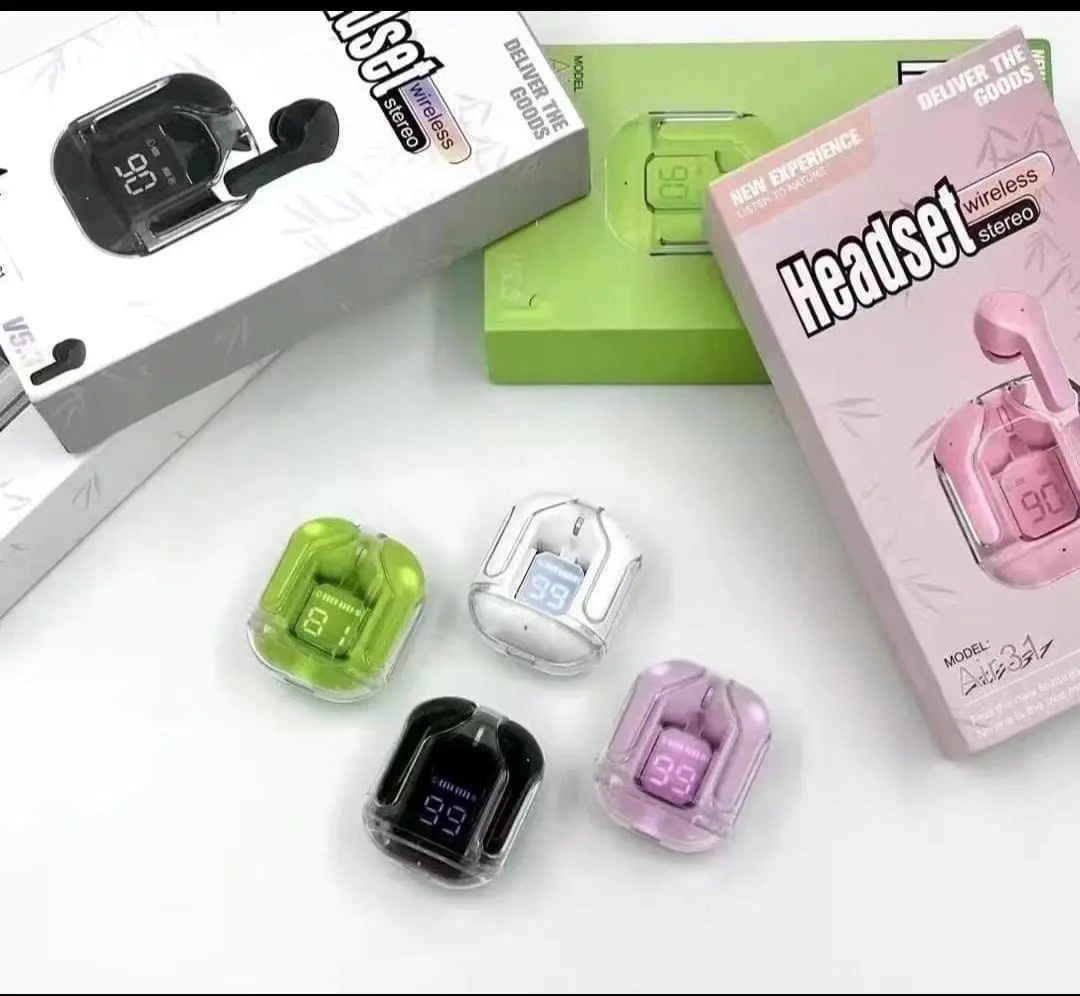 Air 31 Airpods Wireless Bluetooth Earbuds Headset airpods Taha Collection