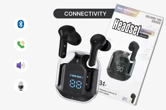 Air 31 Airpods Wireless Bluetooth Earbuds Headset airpods Taha Collection